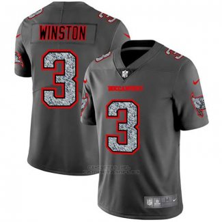 Camiseta NFL Limited Tampa Bay Buccaneers Winston Static Fashion Gris