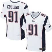 Camiseta New England Patriots Collins Blanco Nike Elite NFL Hombre