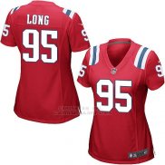 Camiseta New England Patriots Long Rojo Nike Game NFL Mujer