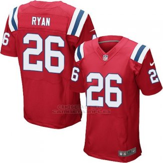 Camiseta New England Patriots Ryan Rojo Nike Elite NFL Hombre