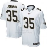 Camiseta New Orleans Saints Johnson Blanco Nike Game NFL Hombre