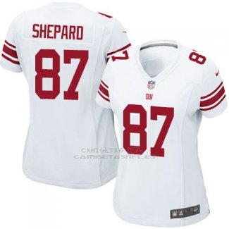 Camiseta New York Giants Shepard Blanco Nike Game NFL Mujer
