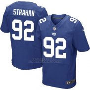 Camiseta New York Giants Strahan Azul Nike Elite NFL Hombre