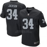 Camiseta Oakland Raiders Jackson Negro Nike Elite NFL Hombre
