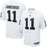 Camiseta Oakland Raiders Janikowski Blanco Nike Game NFL Hombre