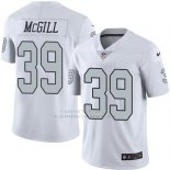 Camiseta Oakland Raiders Mcgill Blanco Nike Legend NFL Hombre
