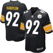 Camiseta Pittsburgh Steelers Harrison Negro Nike Game NFL Hombre