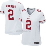 Camiseta San Francisco 49ers Gabbert Blanco Nike Game NFL Mujer