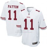 Camiseta San Francisco 49ers Patton Blanco Nike Game NFL Nino