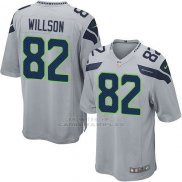 Camiseta Seattle Seahawks Willson Gris Nike Game NFL Hombre