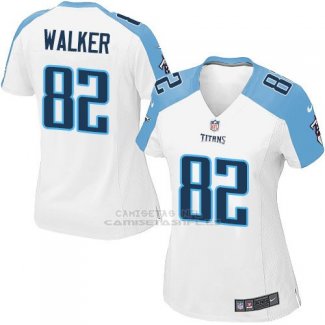 Camiseta Tennessee Titans Walker Blanco Nike Game NFL Mujer
