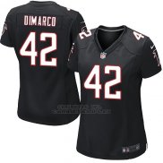 Camiseta Atlanta Falcons Dimarco Negro Nike Game NFL Mujer