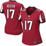 Camiseta Atlanta Falcons Hester Rojo Nike Game NFL Mujer