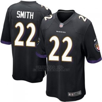 Camiseta Baltimore Ravens Smith Negro Nike Game NFL Hombre