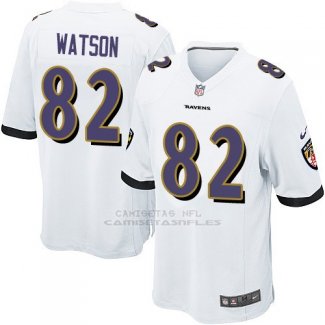 Camiseta Baltimore Ravens Watson Blanco Nike Game NFL Hombre