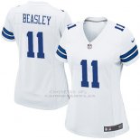 Camiseta Dallas Cowboys Beasley Blanco Nike Game NFL Mujer