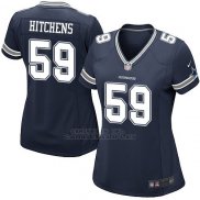 Camiseta Dallas Cowboys Hitchens Negro Nike Game NFL Mujer