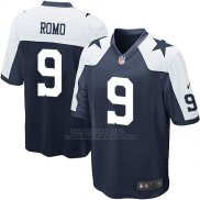 Camiseta Dallas Cowboys Romo Negro Blanco Nike Game NFL Nino