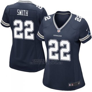 Camiseta Dallas Cowboys Smith Negro Nike Game NFL Mujer