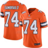 Camiseta Denver Broncos Sambrailo Naranja Nike Legend NFL Hombre