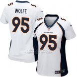 Camiseta Denver Broncos Wolfe Blanco Nike Game NFL Mujer