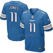 Camiseta Detroit Lions Jones Azul 2016 Nike Elite NFL Hombre