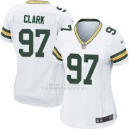 Camiseta Green Bay Packers Clark Blanco Nike Game NFL Mujer