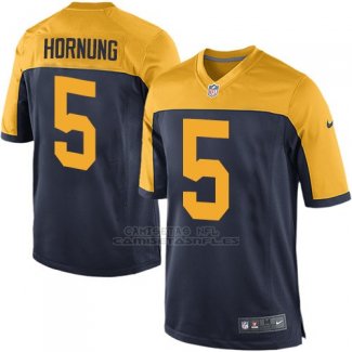 Camiseta Green Bay Packers Hornung Negro Amarillo Nike Game NFL Hombre