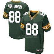 Camiseta Green Bay Packers Montgomery Verde Nike Elite NFL Hombre