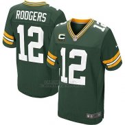 Camiseta Green Bay Packers Rodgers Verde Nike Elite NFL Hombre