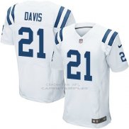 Camiseta Indianapolis Colts Davis Blanco Nike Elite NFL Hombre