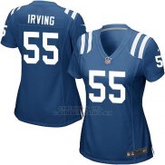 Camiseta Indianapolis Colts Irving Azul Nike Game NFL Mujer