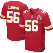 Camiseta Kansas City Chiefs D.Johnson Rojo Nike Elite NFL Hombre