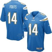 Camiseta Los Angeles Chargers Fouts Azul Nike Game NFL Hombre
