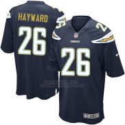 Camiseta Los Angeles Chargers Hayward Negro Nike Game NFL Hombre