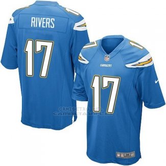 Camiseta Los Angeles Chargers Rivers Azul Nike Game NFL Hombre
