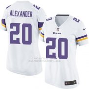 Camiseta Minnesota Vikings Alexander Blanco Nike Game NFL Mujer