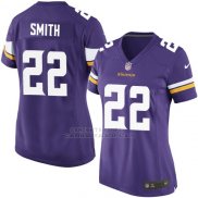 Camiseta Minnesota Vikings Smith Violeta Nike Game NFL Mujer