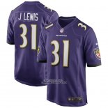 Camiseta NFL Game Baltimore Ravens Jamal Lewis Retired Violeta