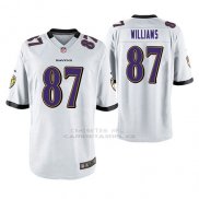 Camiseta NFL Game Hombre Baltimore Ravens Maxx Williams Blanco