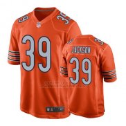 Camiseta NFL Game Hombre Chicago Bears Eddie Jackson Naranja Alternate
