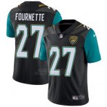 Camiseta NFL Game Hombre Jacksonville Jaguars 27 Fournette Negro Vapor Untouchable