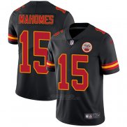 Camiseta NFL Game Kansas City Chiefs 15 Patrick Mahomes Negro