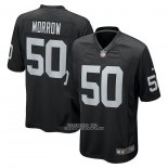 Camiseta NFL Game Las Vegas Raiders Nicholas Morrow Negro