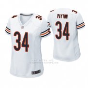 Camiseta NFL Game Mujer Chicago Bears Walter Payton Blanco