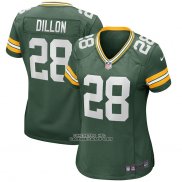 Camiseta NFL Game Mujer Green Bay Packers Aj Dillon Verde