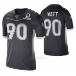 Camiseta NFL Game Pittsburgh Steelers T.j. Watt Anthracite 2020 AFC Pro Bowl Negro