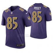 Camiseta NFL Legend Hombre Baltimore Ravens Devier Posey Violeta Color Rush