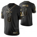 Camiseta NFL Limited Cincinnati Bengals Jeff Driskel Golden Edition Negro