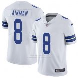 Camiseta NFL Limited Hombre Dallas Cowboys 8 Aikman Blanco